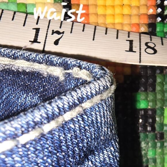 Love Nation Blue Ankle Cropped Tapered Fit Jeans 18W (JEA9) - Picture 5 of 10